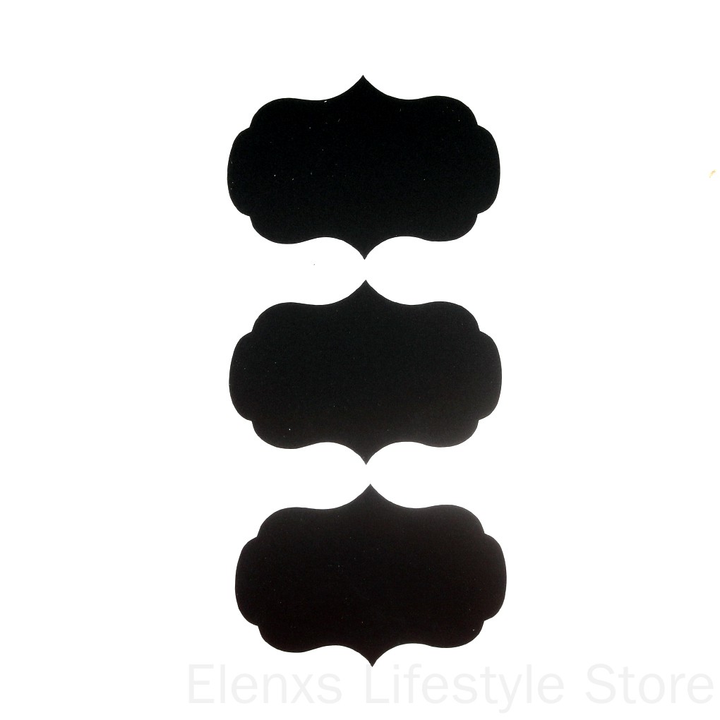 Bộ 36 Nhãn Dán Dạng Bảng Đen Viết Phấn