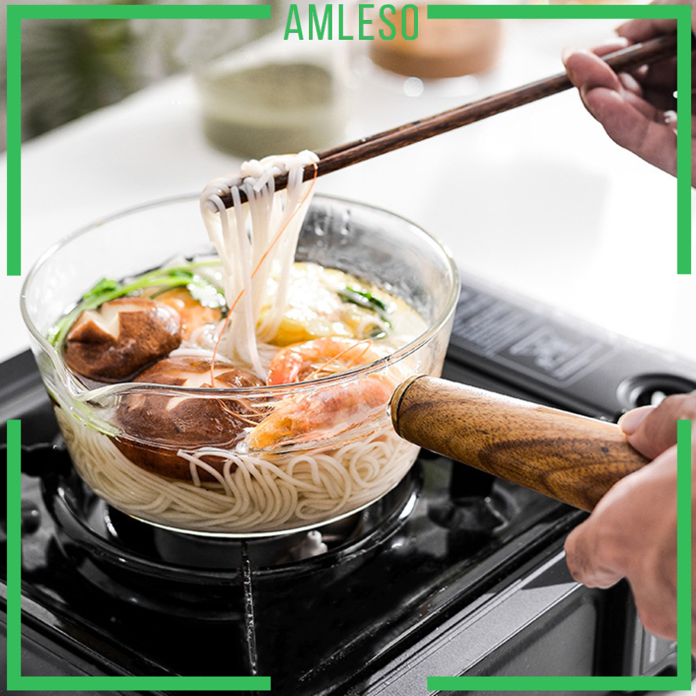 [AMLESO]Saucepan Nonstick Milk Pan Butter Warmer Pot Kitchen Cookware for Milk Tea