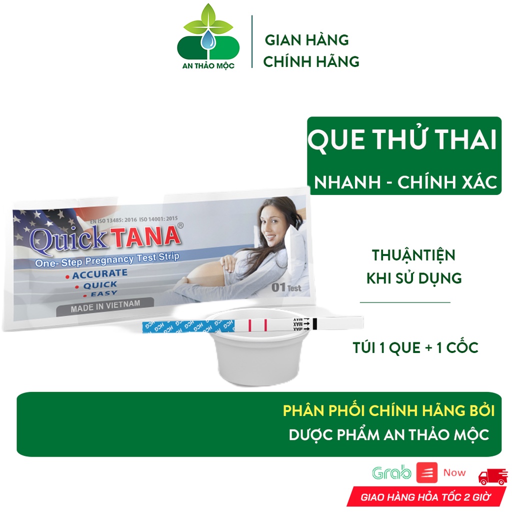 Bút Thử Thai Quick Tana Tanaphar.Phát Hiện Sớm Độ Chính Xác Cao Nhanh Thuận Tiện Sử Dụng