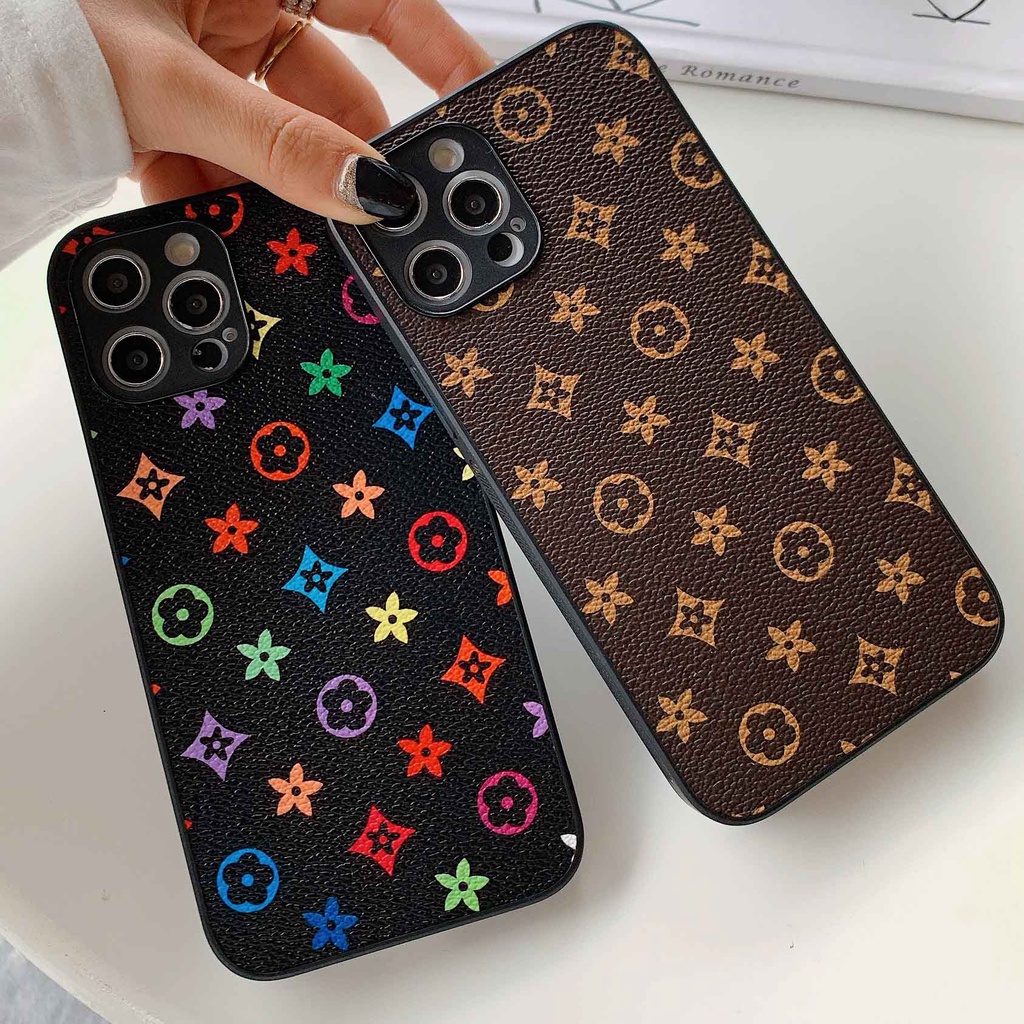 Ốp Điện Thoại Da Nhiều Màu Thời Trang Cho iPhone 13promax 12 11 xsmax xr xs 7P