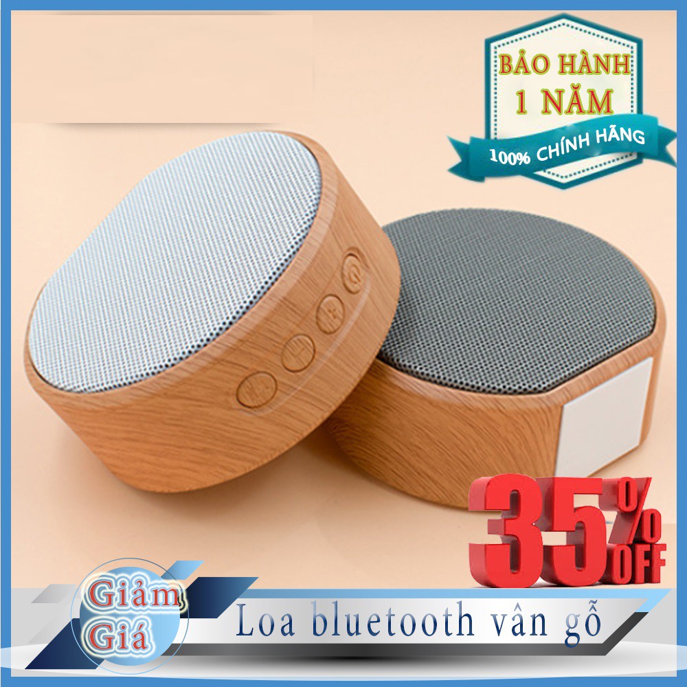 ( Bảo hành 12 tháng, lỗi 1 đổi 1) Loa bluetooth mini A60 màu gỗ , loa không dây , loa di động , loa vi tính