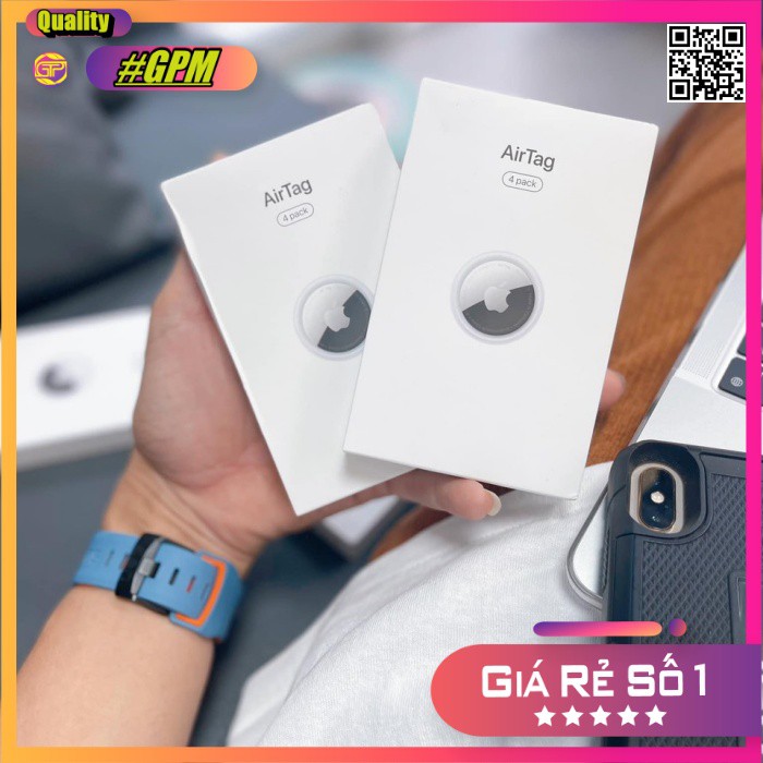 AirTag - Thiết bị định vị, theo dõi của Apple (Pack 4 cái)