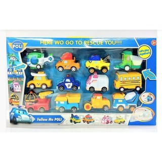 BỘ 12 CHIẾC XE POLI CHẠY TRỚN