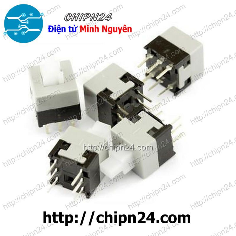 [5 CÁI] (G5.5) Nút nhấn 6 chân 8.5x8.5mm Nhấn Nhả