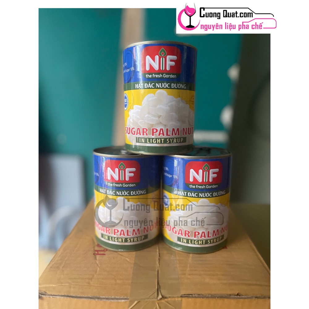 Hạt Đác Nước Đường NIF 560g, Trái Cây Đóng Lon NIF