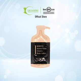 [COMBO 10gói] Sữa dưỡng thể hương thơm nước hoa BEBECO Hàn Quốc AROMA FLORAL CREAMY BODY LOTION10ml x 10 gói