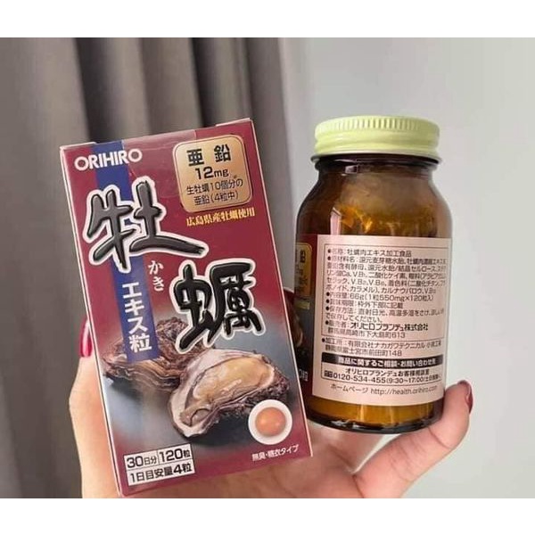 Viên uống tinh chất hàu tươi Orihiro Nhật Bản tăng cường sinh lý nam giới
