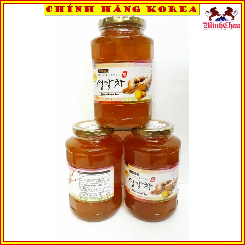 Trà Gừng Mật Ong Hàn Quốc Lọ 1kg, minhchau