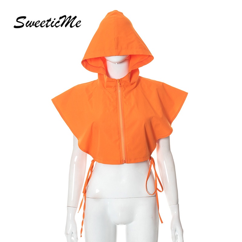 Áo Hoodie NgắN Tay MàU Trơn SweeticMe