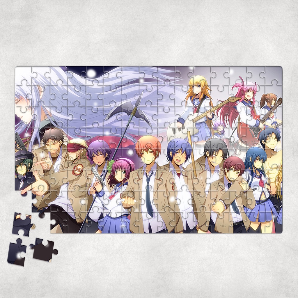 Tranh ghép hình Anime - Tranh ghép hình ANGEL BEATS - Mẫu 1 - Nhận in hình tranh ghép theo yêu cầu