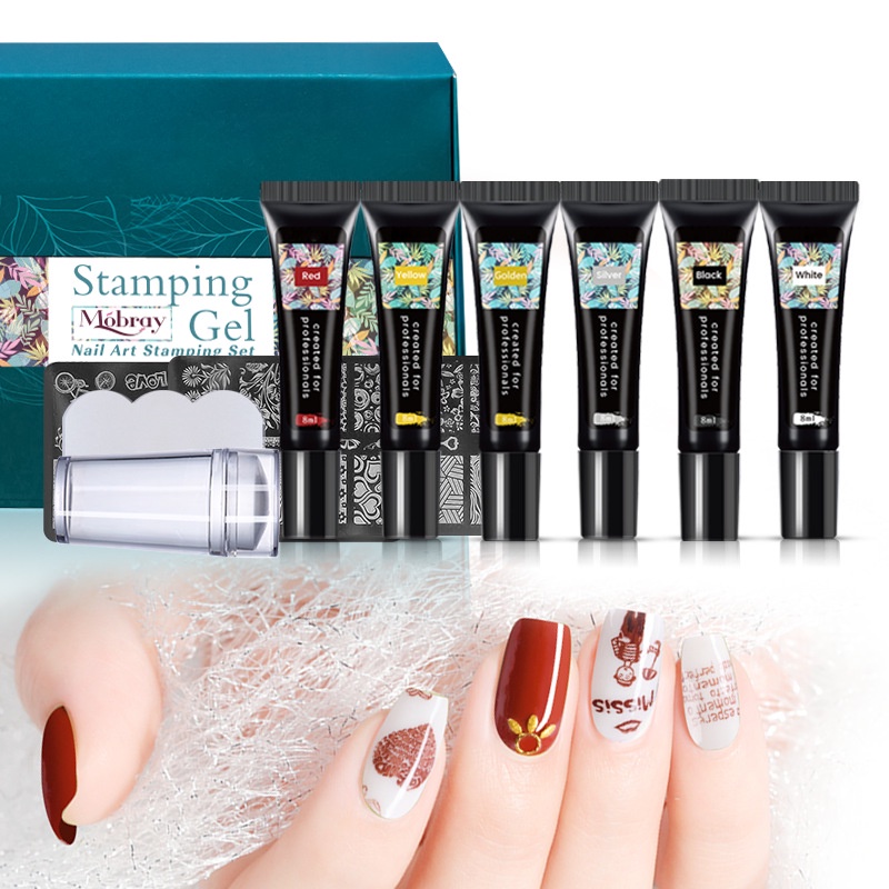 Sơn in MORDRAY  chai 8ml dùng in họa tiết khuôn thép lên móng