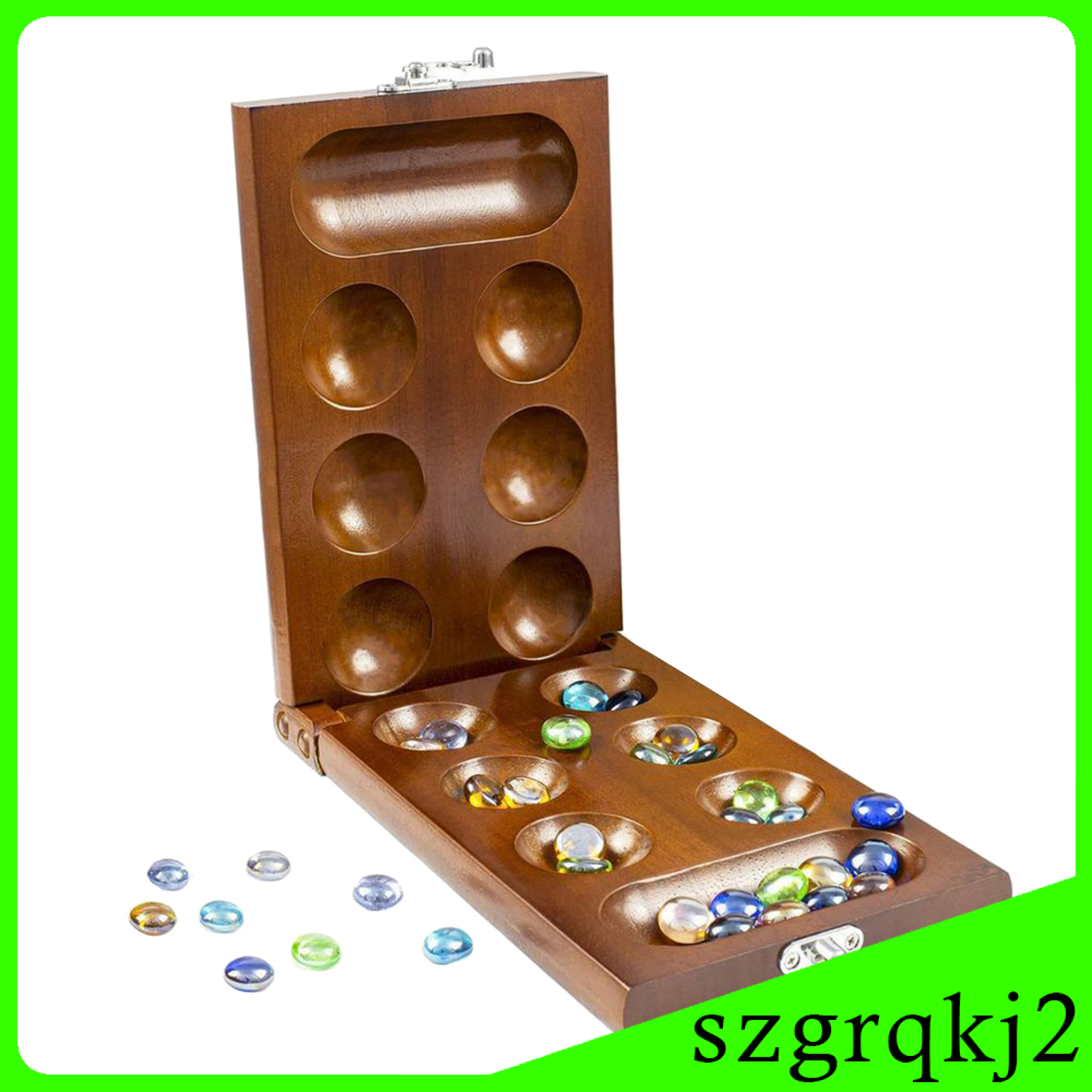 Bộ Trò Chơi Chiến Lược Mancala Bằng Gỗ Cho Trẻ Em Và Người Lớn