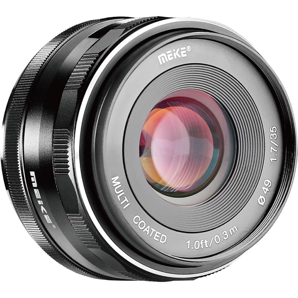 [CÓ SẴN] Ống Kính Meike 35mm F1.7 - Lens đa dụng dùng cho Sony E, Fujifilm, Canon EOS-M và Panasonic Olympus M43