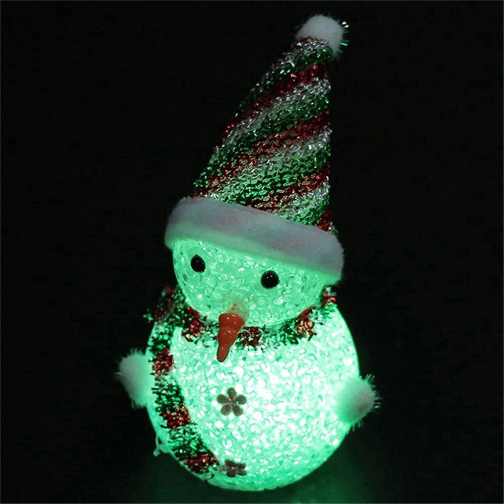 Đèn LED hình người tuyết trang trí cây thông Noel