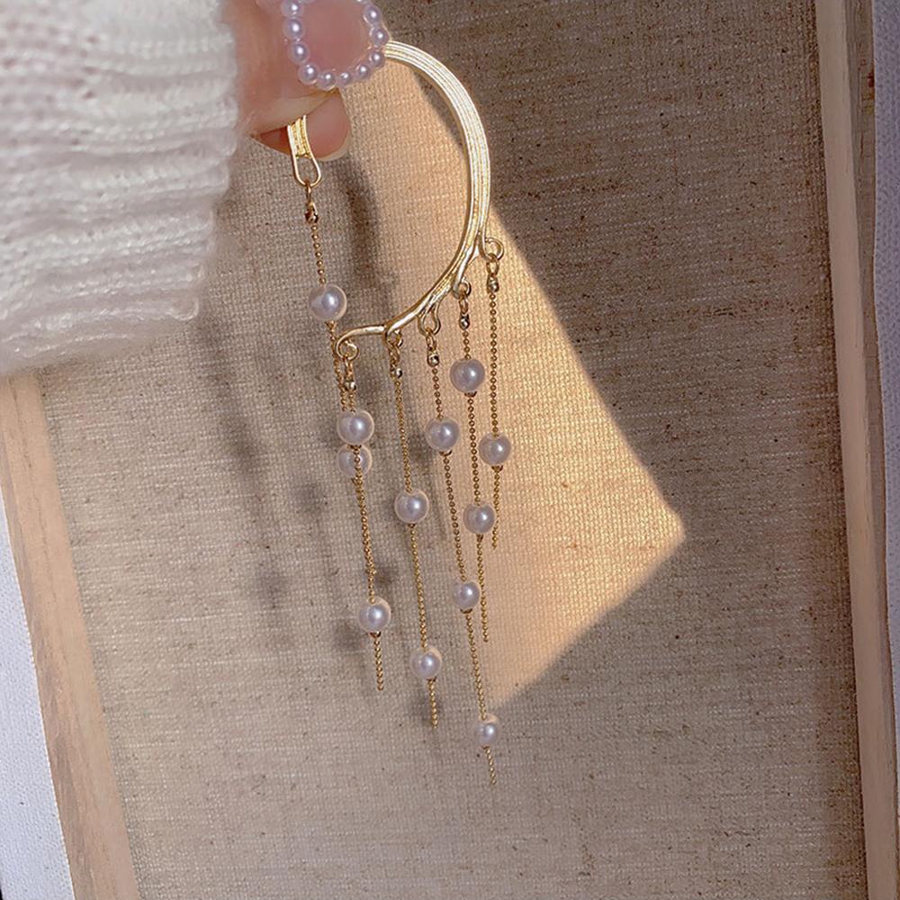 Khuyên Tai Tua Rua Dáng Dài Phong Cách Vintage Thời Trang