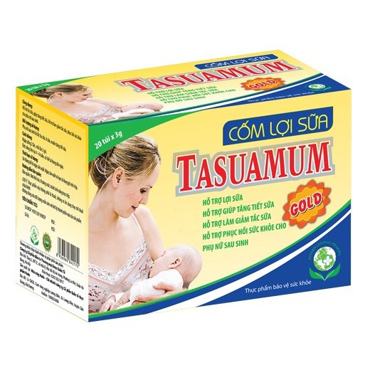 Cốm lợi sữa cho mẹ Tasuamum Gold (20 gói - 40 gói/hộp)