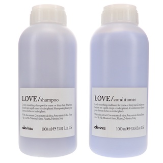 Dầu gội xả suôn mượt Davines Love Smoothing 1000mlx2