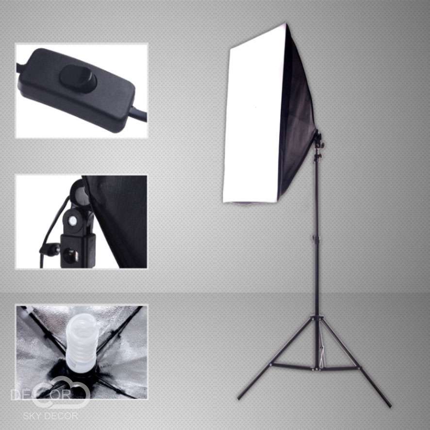 Đèn Trợ Sáng - SoftBox 50X70CM 1 Bóng LED 50W