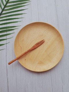 Dĩa gỗ nhãn xuất khẩu