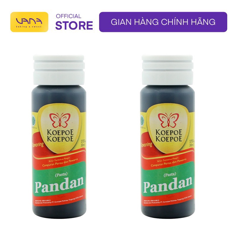 BUTTERFLY PANDAN FLAVOR 25ML (HƯƠNG LÁ DỨA)