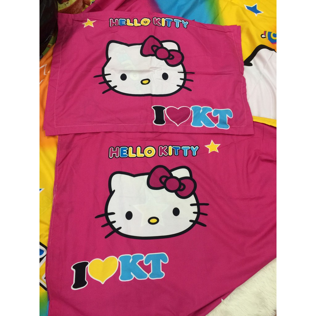 Set Chăn Ga Hello kitty