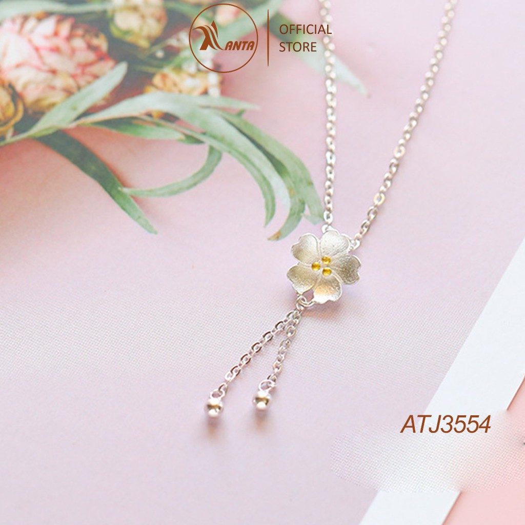 Dây chuyền mặt bông hoa thời trang cho nữ ANTA Jewelry ATJ3554