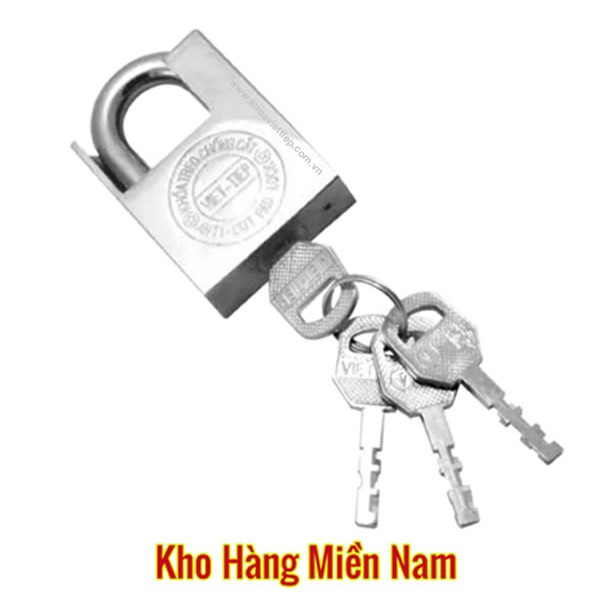 Ổ Khóa cửa treo Việt Tiệp CHỐNG CẮT 6 phân VT01602 (khóa bằng chìa)