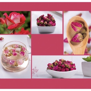 Nụ hoa hồng đà lạt,nụ hoa hồng sấy khô dùng để làm trà,xông mặt dưỡng da