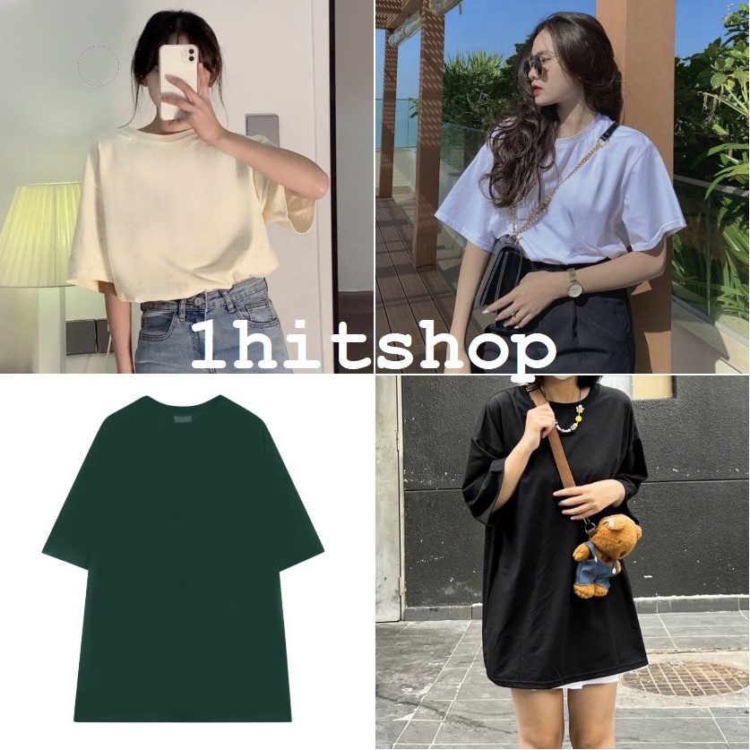 ÁO THUN trơn 11 Màu Ulzzang UNISEX 1hitshop