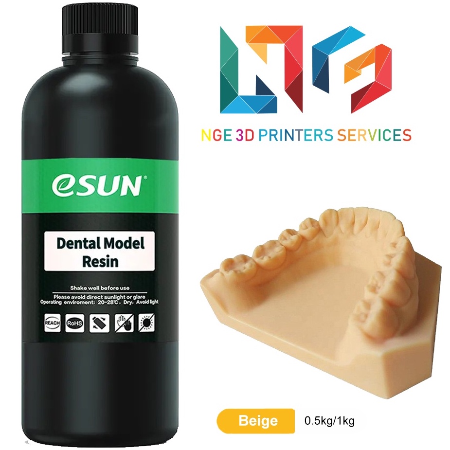 Nhựa in 3D khuôn nha khoa Dental Model Resin 1kg/Chai vỏ nhựa