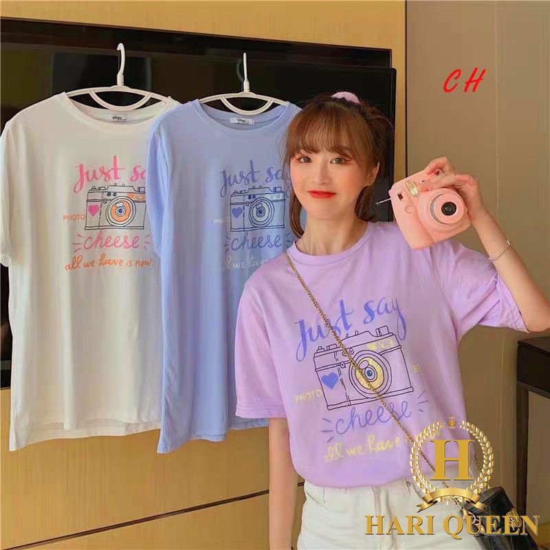 FREE SHIP ĐƠN TỪ 50K Áo phông máy ảnh Just Say COH0620 1