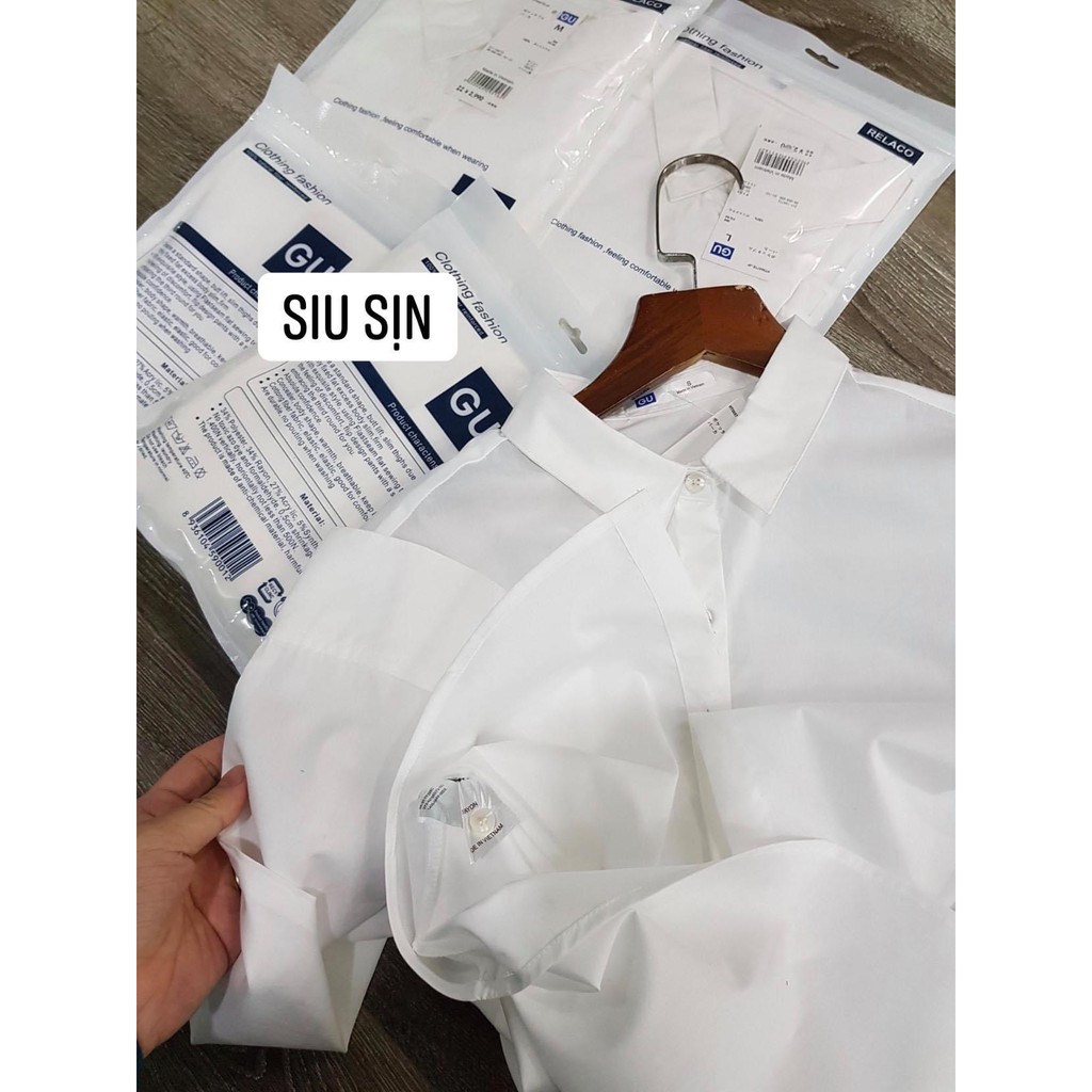 Áo sơ mi Gu chất cotton đũi siêu hot | BigBuy360 - bigbuy360.vn