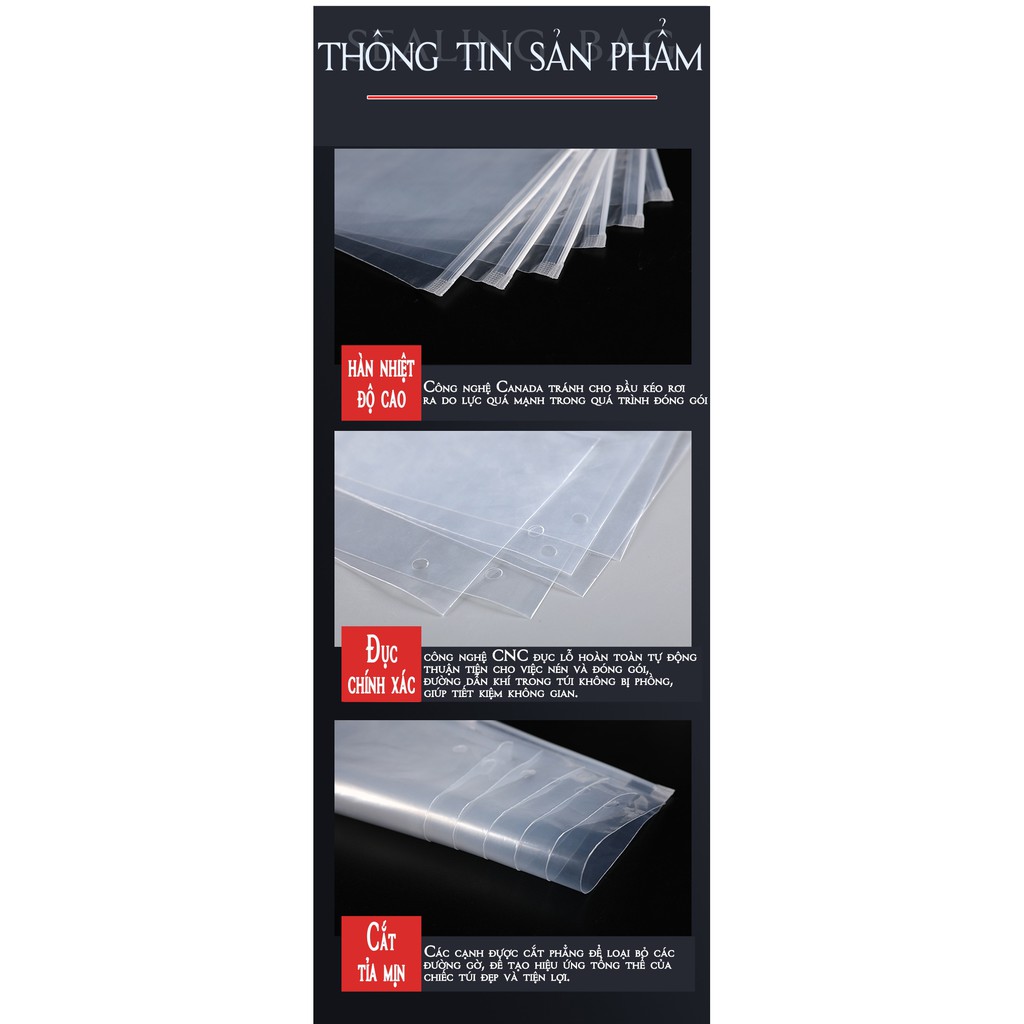 Túi Ziplock, Zipper 3A 12 kích thước nhựa có khoá kéo trong và đục có thiết kế logo đựng đồ tiện lợi, đựng đồ dơ