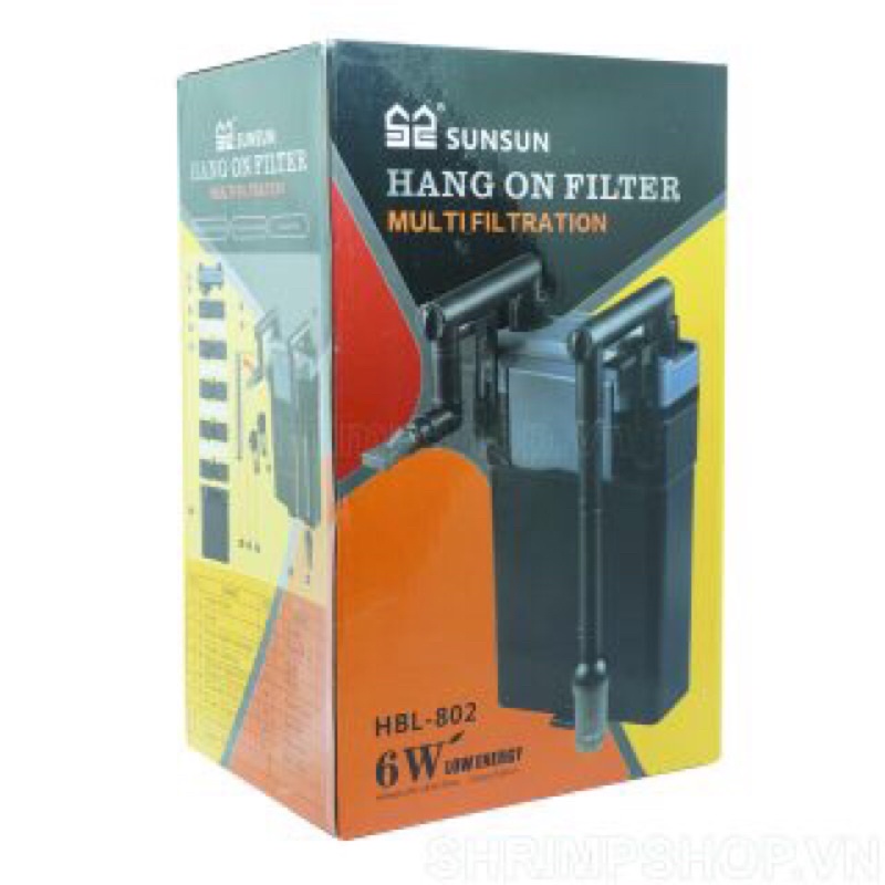LỌC TREO HỒ CÁ SUNSUN HBL – 802