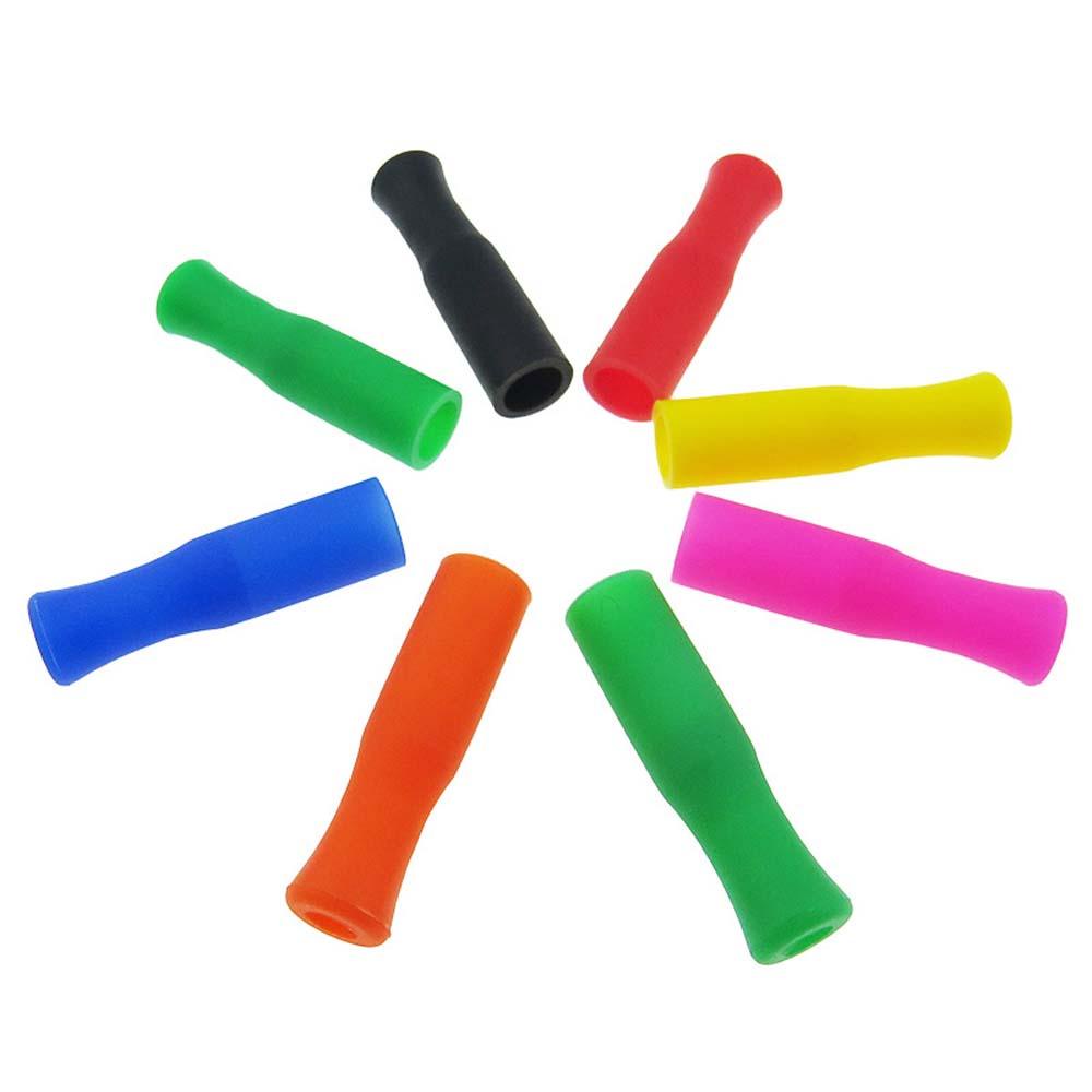 Ống Hút Bằng Silicone Và Thép Không Gỉ Rộng 6mm Tiện Dụng