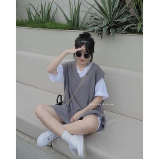 Áo len dệt kim gile cổ tim ( Có sỉ sll )