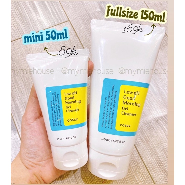 Sữa rửa mặt Cosrx Low pH Good Morning Gel Cleanser