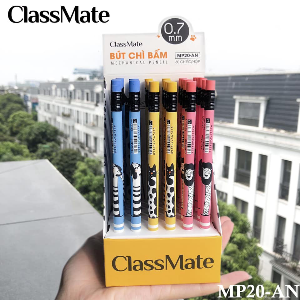 Chì Kim Classmate đầu 0.5/0.7mm - các mẫu đáng yêu - hàng Việt Nam (Cún con/Siêu nhân/Công chúa) - vpp Diệp Lạc (sỉ/lẻ)