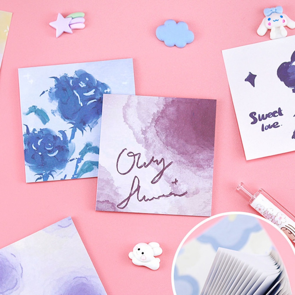 Giấy Note giấy ghi chú 4 trong 1 thiết kế xinh xắn