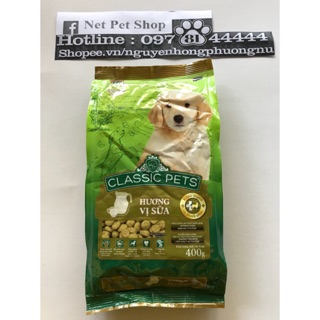 Thức ăn cho chó con Classic Pets Puppy vị sữa