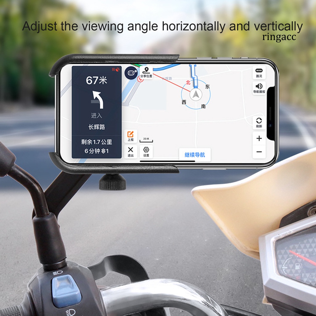 Giá Đỡ Điện Thoại Gắn Xe Đạp/Xe Máy Bằng Hợp Kim Nhôm Xoay Được