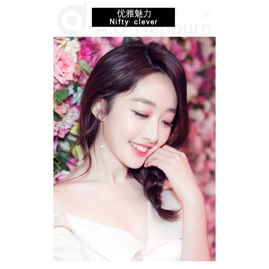 Hoa tai bươm bướm( mang được 2 kiểu )