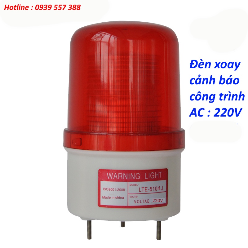 ĐÈN QUAY CẢNH BÁO GIAO THÔNG CÔNG TRÌNH LED 220V KHÔNG CÒI , BÁO HIỆU , PHÂN LUỒNG GIAO THÔNG