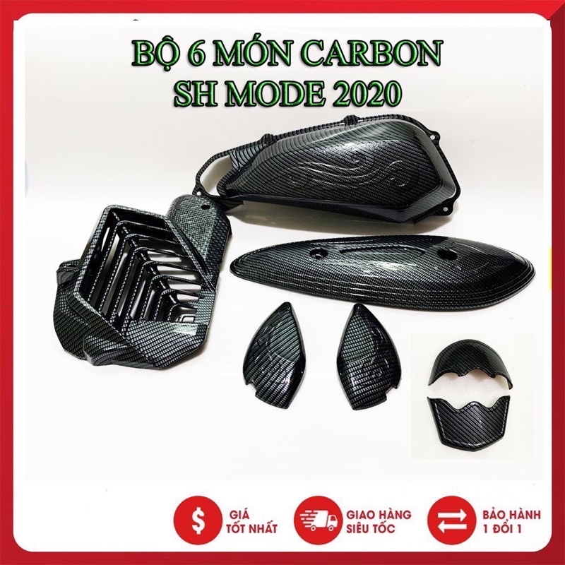 Combo bộ ốp 6 món sh more 2020-2021 cacbon sịn cực đẹp