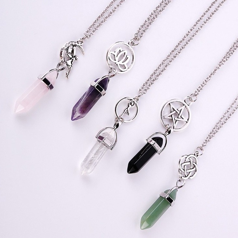 Vòng cổ Mặt Ngôi Sao, Bông Sen Lục Giác Nhiều Màu JP5