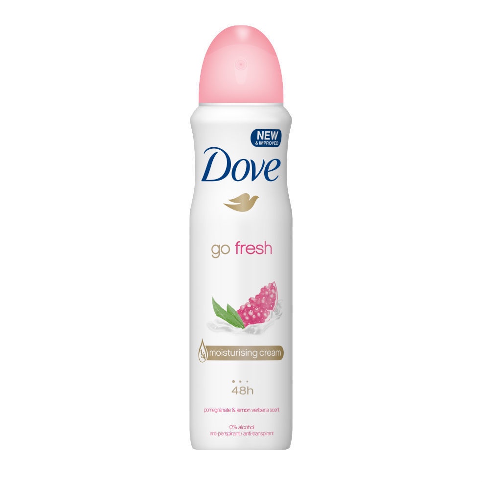 Xịt khử mùi Dove dưỡng da sáng mịn 150ml - Xịt khử mùi hương thơm nhẹ dịu dành cho nữ