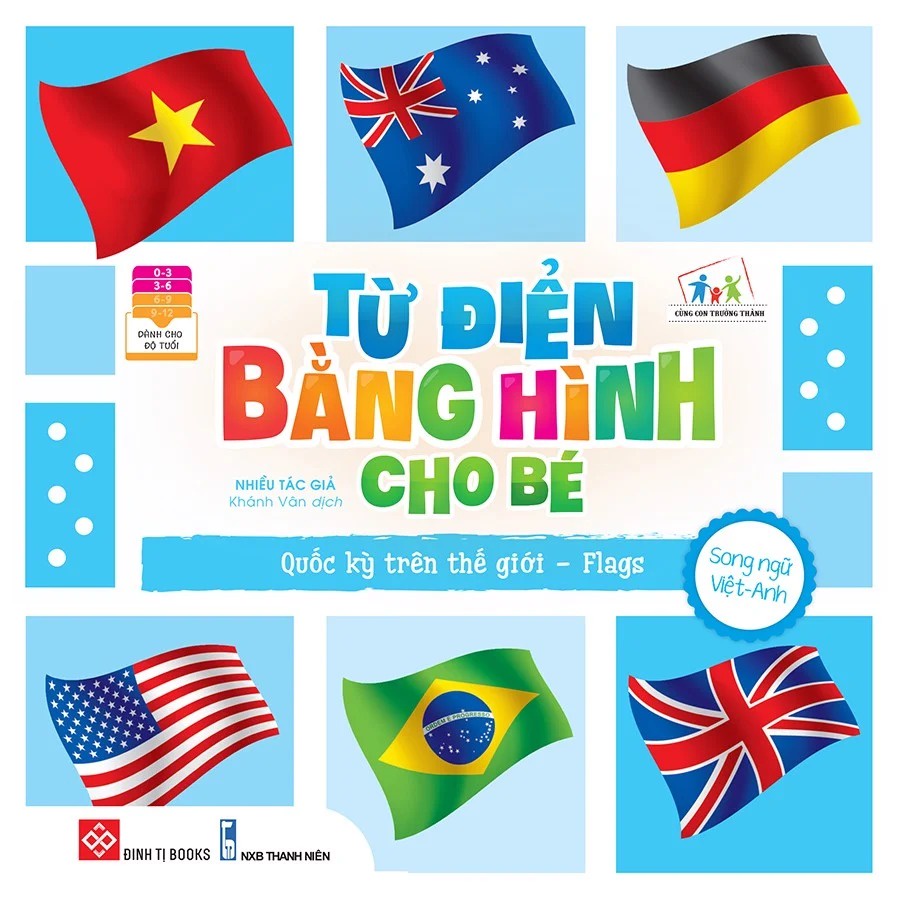 SÁCH - Từ điển bằng hình cho bé - Quốc kỳ trên thế giới - Flags