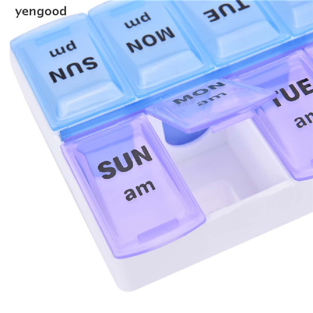 Hộp Đựng Thuốc 7 Ngày Giá Đỡ Tiện Lợi