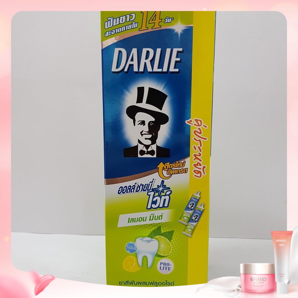 Kem Đánh Răng Darlie Ông Tây Đen Chanh 140ml x 2 tuýp Thái Lan