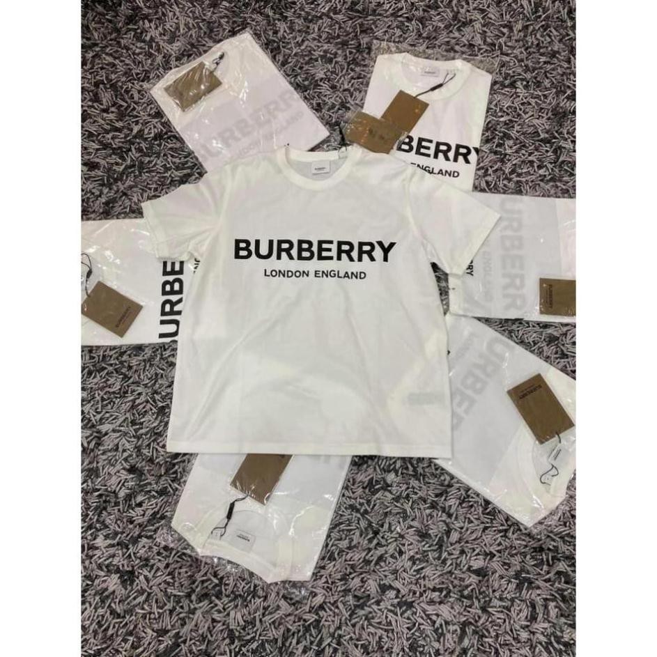 ÁO THUN NHŨ BẠCUNISEX IN CHỮ BURBERRY[ XẢ LỖ LẤY TƯƠNG TÁC ] | BigBuy360 - bigbuy360.vn